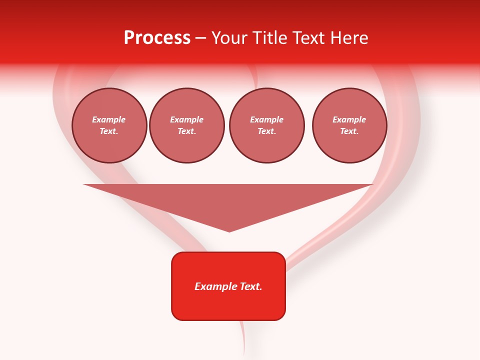 A Red Heart Shaped Object On A White Background PowerPoint Template