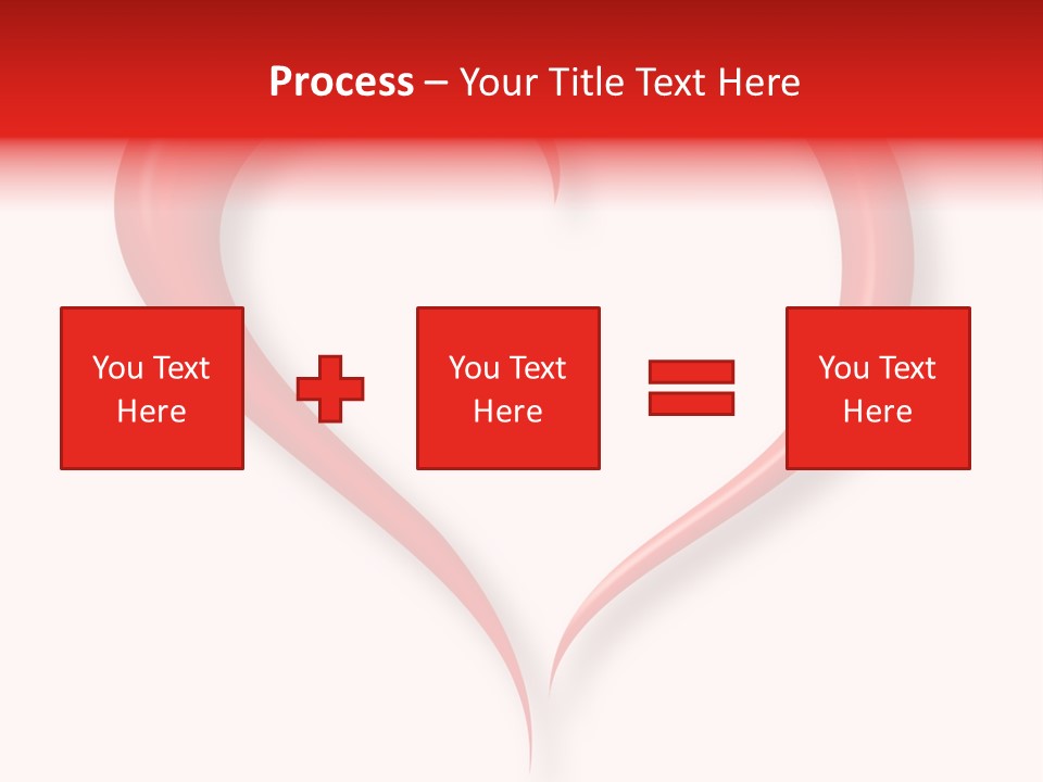 A Red Heart Shaped Object On A White Background PowerPoint Template
