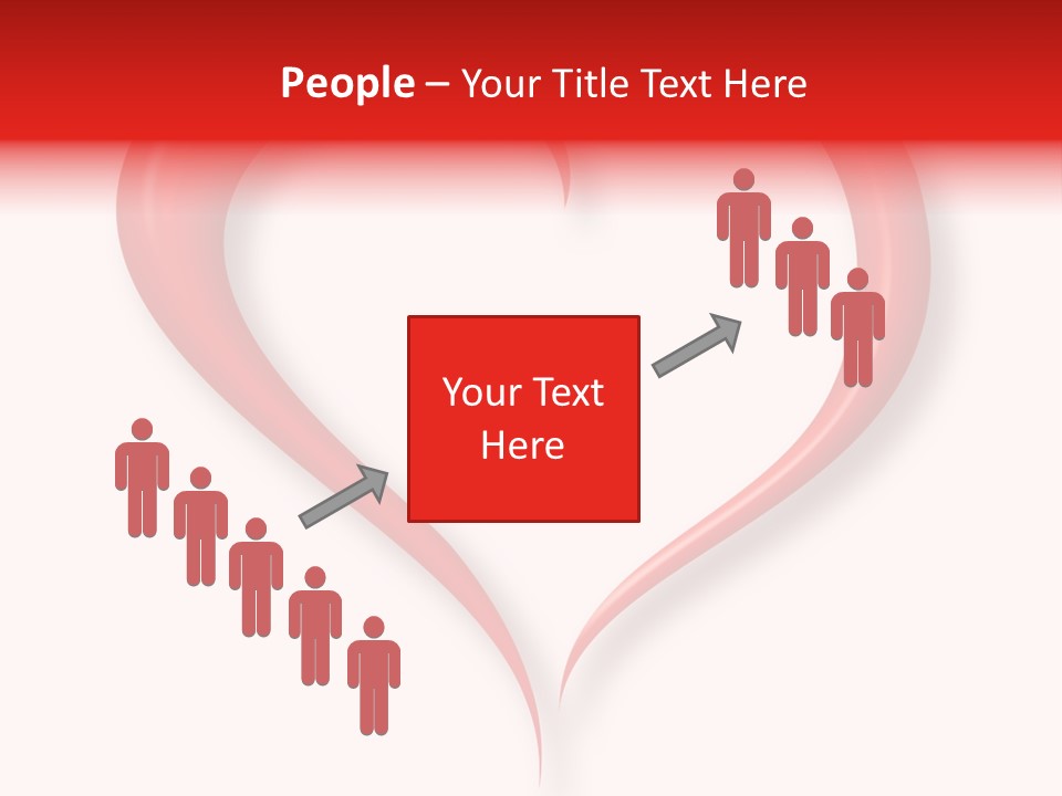 A Red Heart Shaped Object On A White Background PowerPoint Template