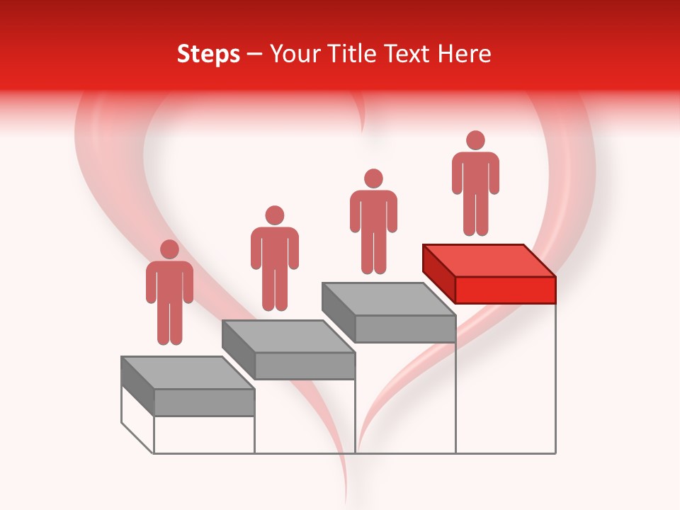 A Red Heart Shaped Object On A White Background PowerPoint Template