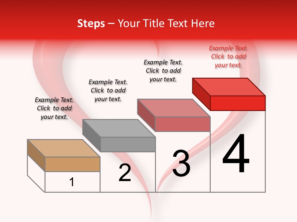 A Red Heart Shaped Object On A White Background PowerPoint Template