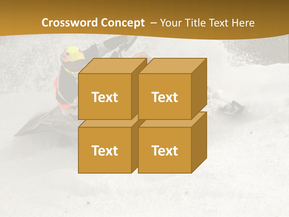 Rounding The Curve PowerPoint Template