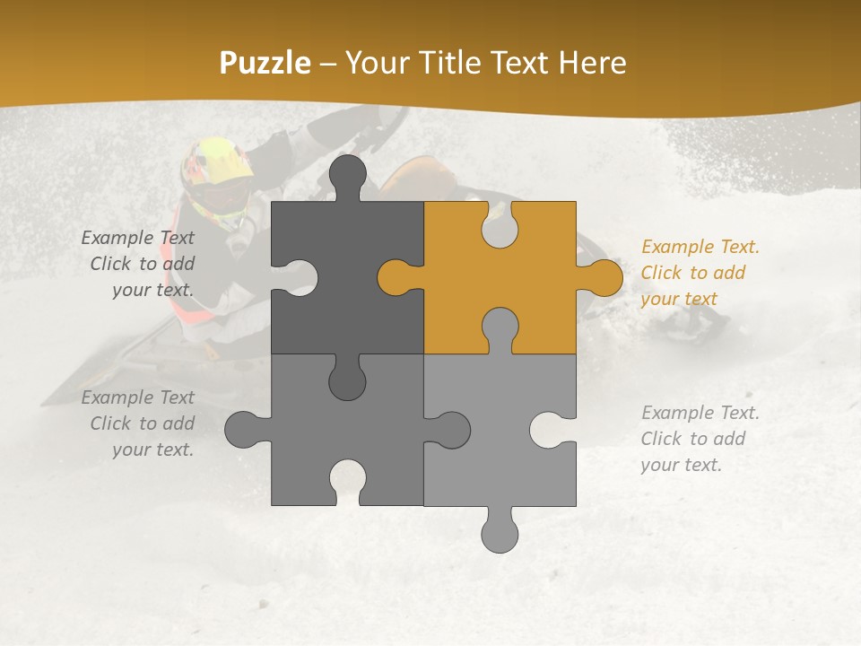 Rounding The Curve PowerPoint Template