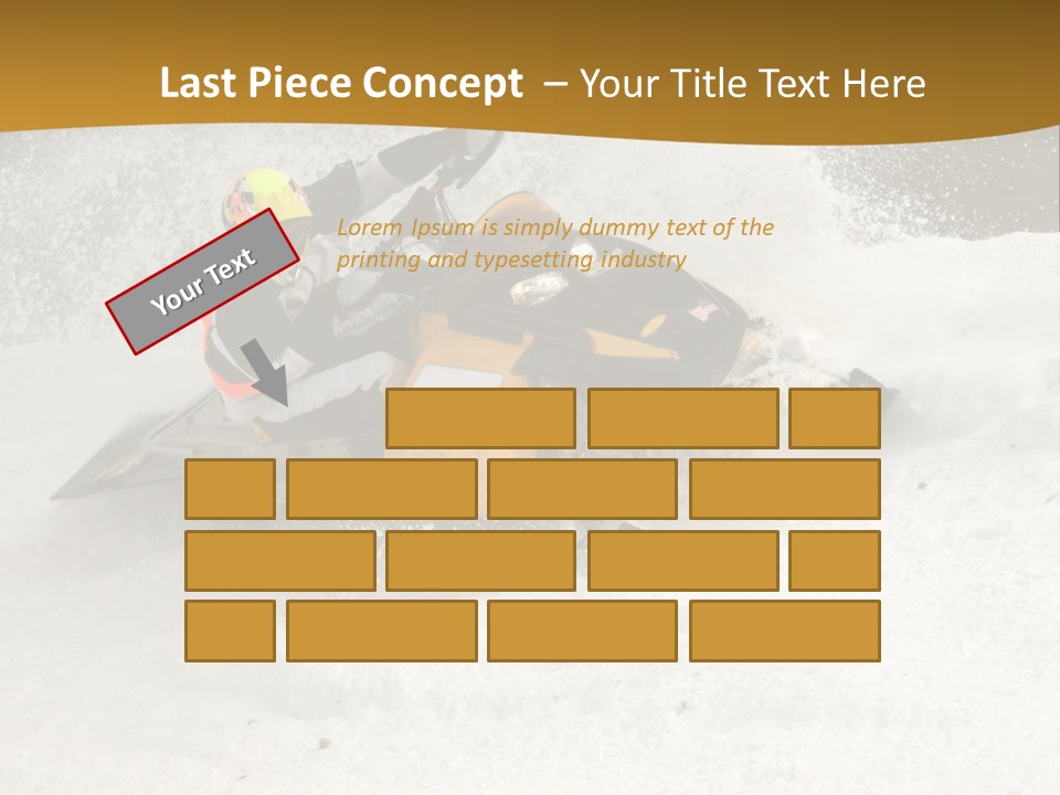 Rounding The Curve PowerPoint Template