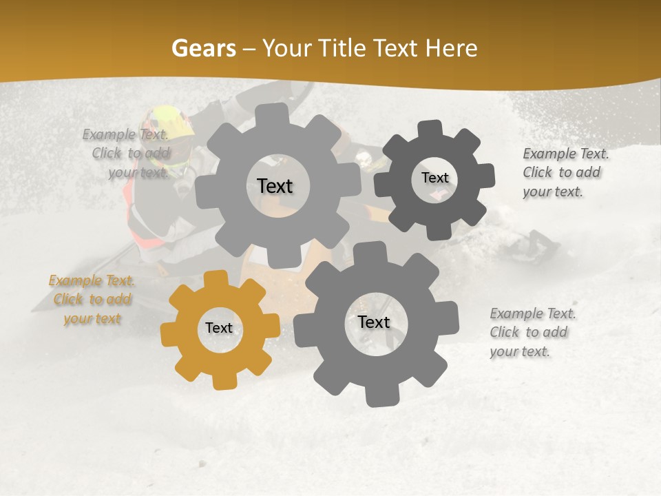Rounding The Curve PowerPoint Template