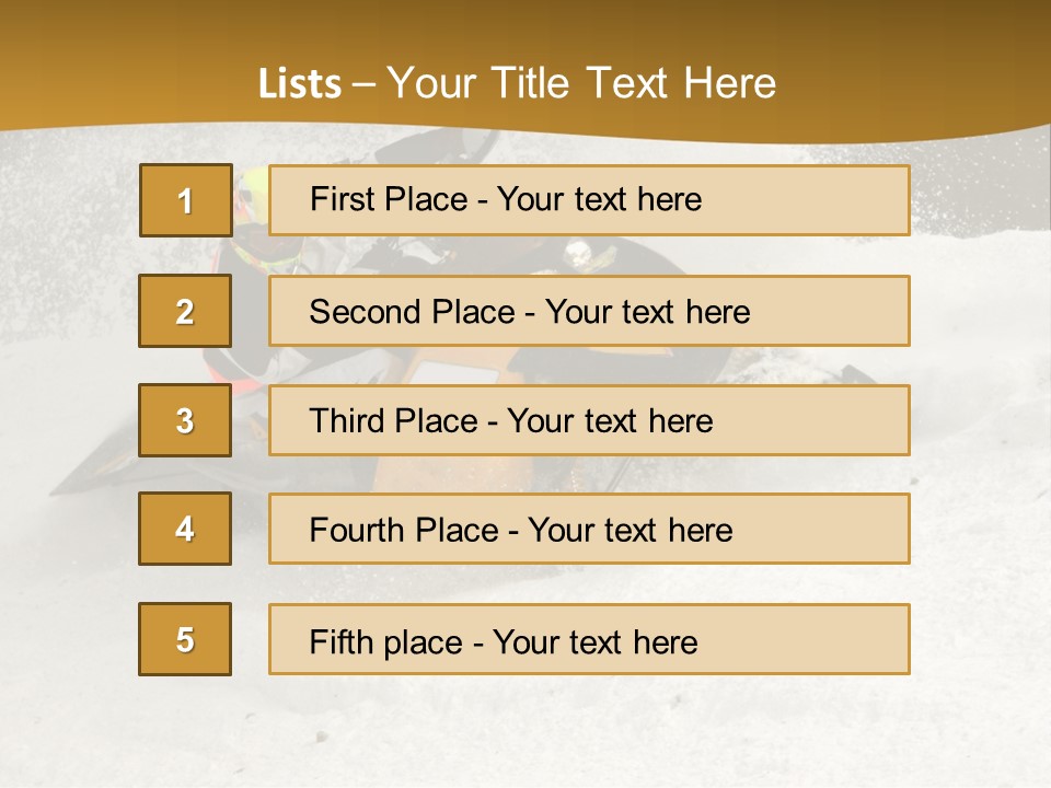 Rounding The Curve PowerPoint Template
