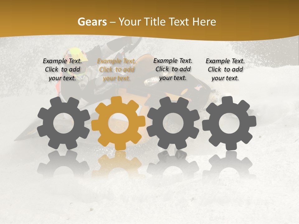 Rounding The Curve PowerPoint Template