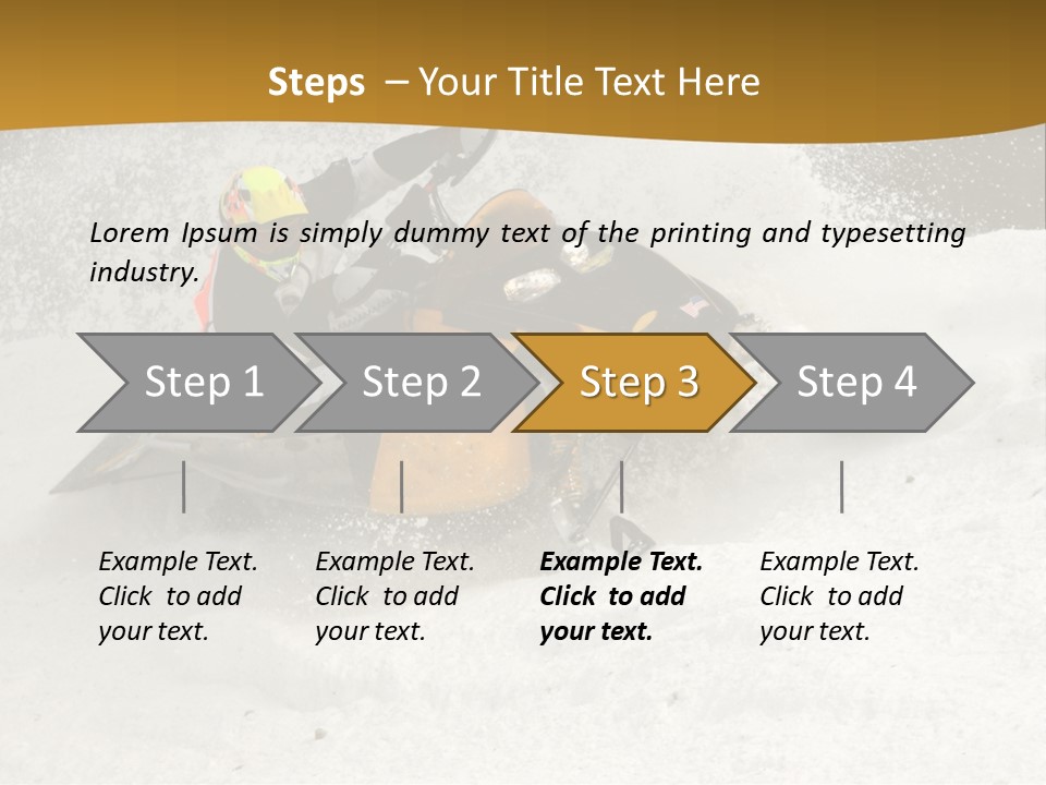 Rounding The Curve PowerPoint Template