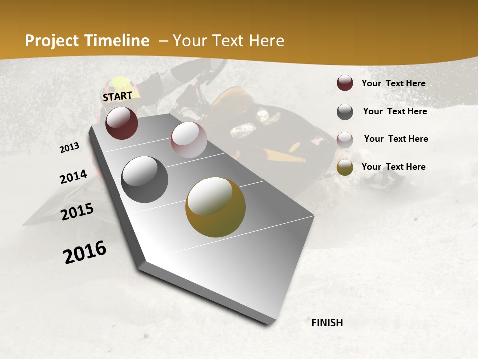 Rounding The Curve PowerPoint Template
