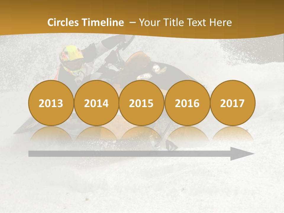 Rounding The Curve PowerPoint Template