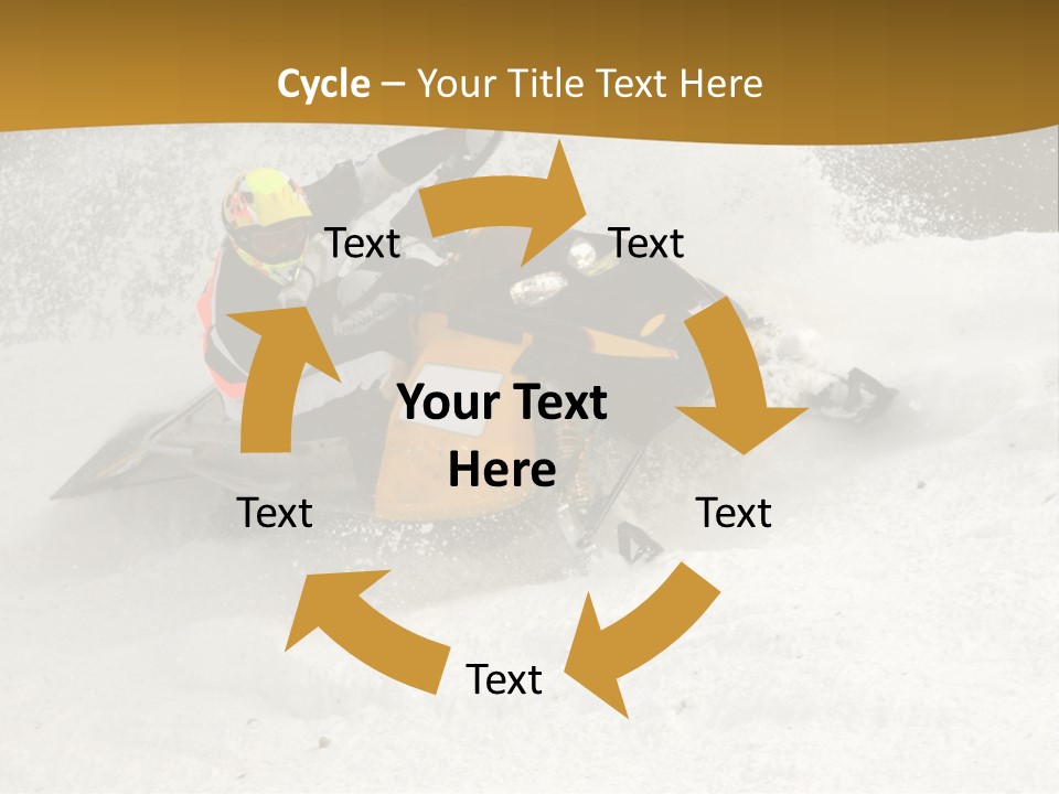 Rounding The Curve PowerPoint Template