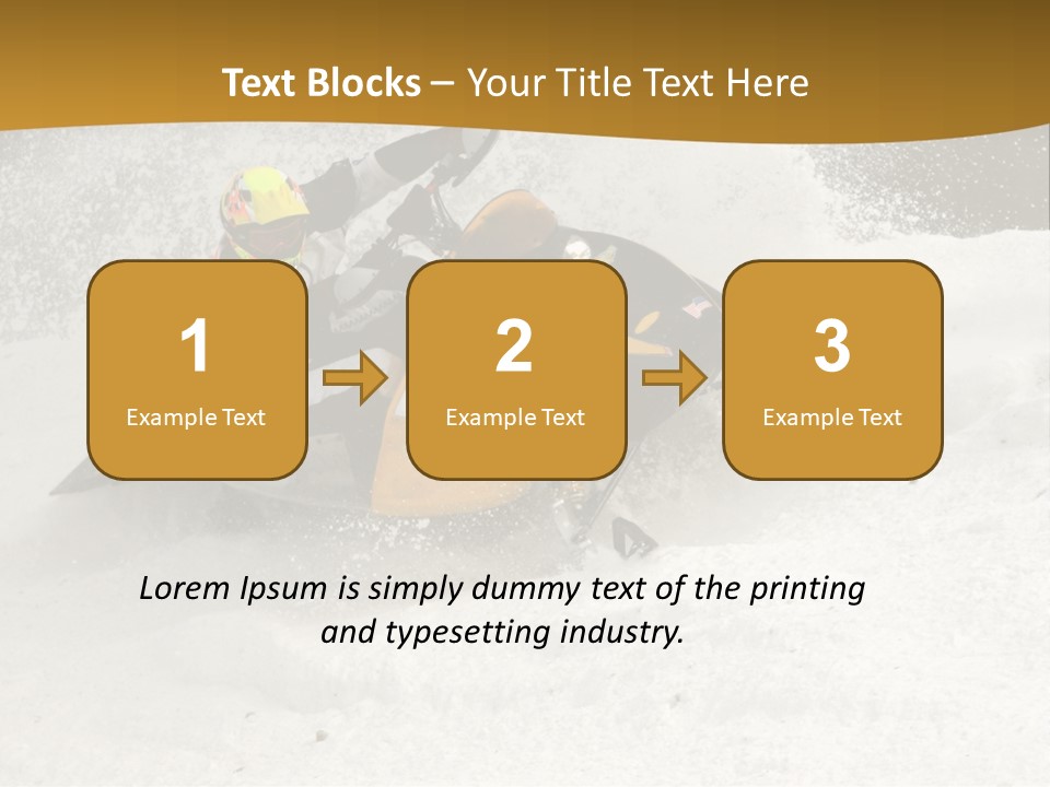 Rounding The Curve PowerPoint Template