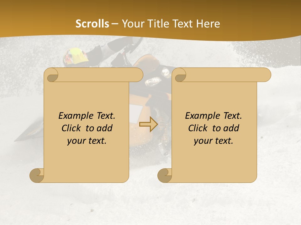 Rounding The Curve PowerPoint Template