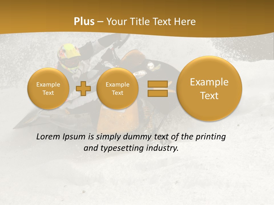 Rounding The Curve PowerPoint Template