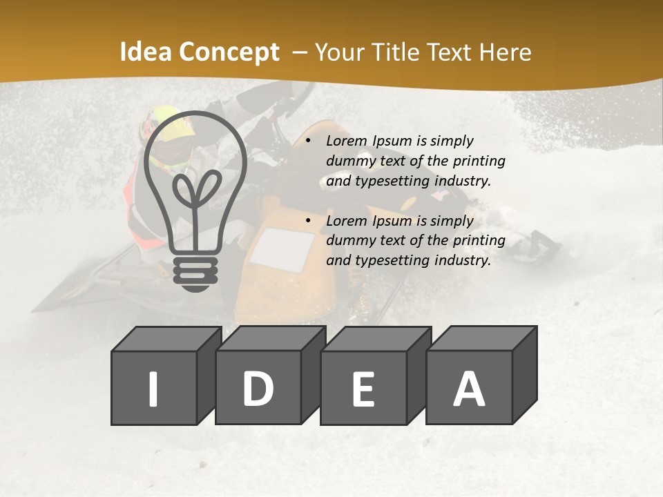 Rounding The Curve PowerPoint Template