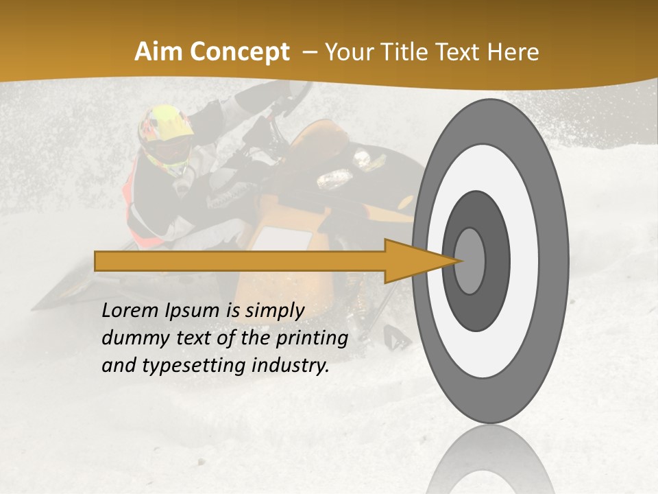 Rounding The Curve PowerPoint Template