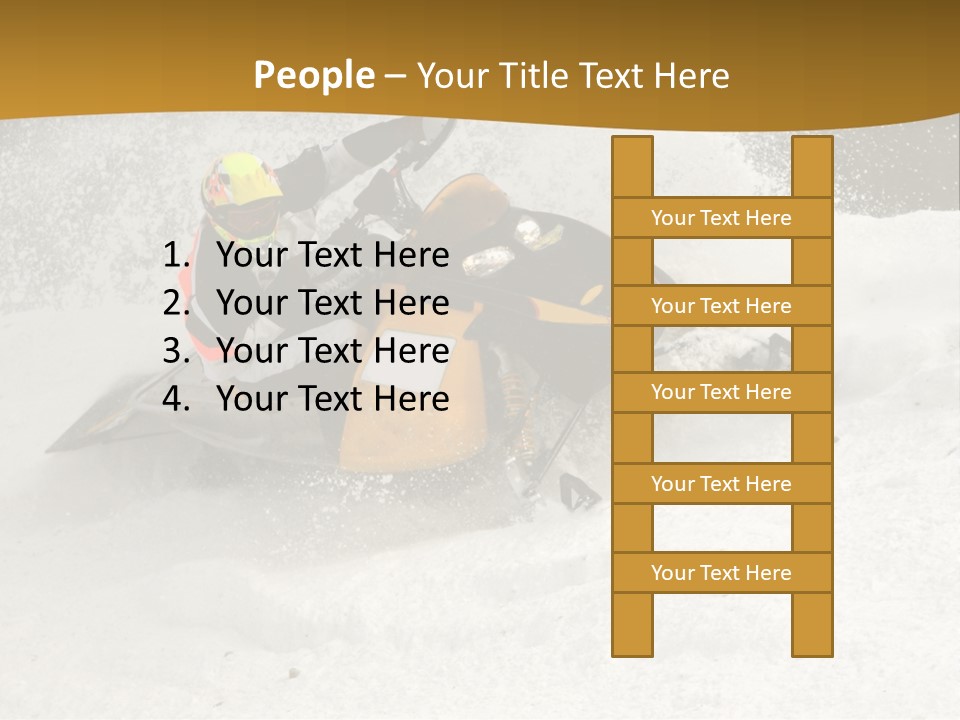 Rounding The Curve PowerPoint Template