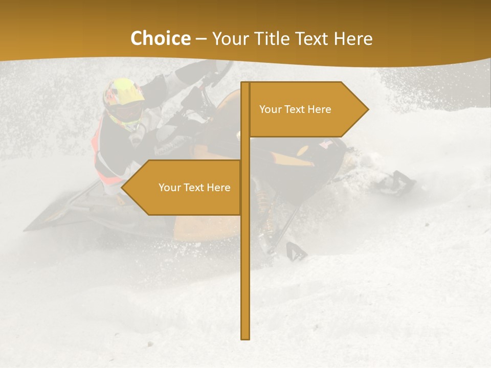 Rounding The Curve PowerPoint Template