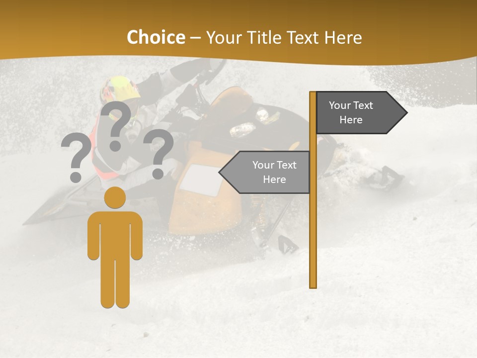 Rounding The Curve PowerPoint Template