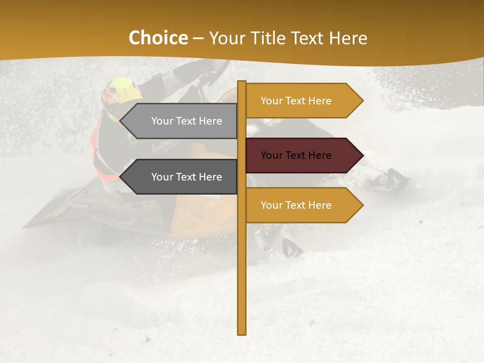 Rounding The Curve PowerPoint Template