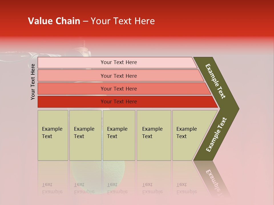 Microphone With Text Area PowerPoint Template