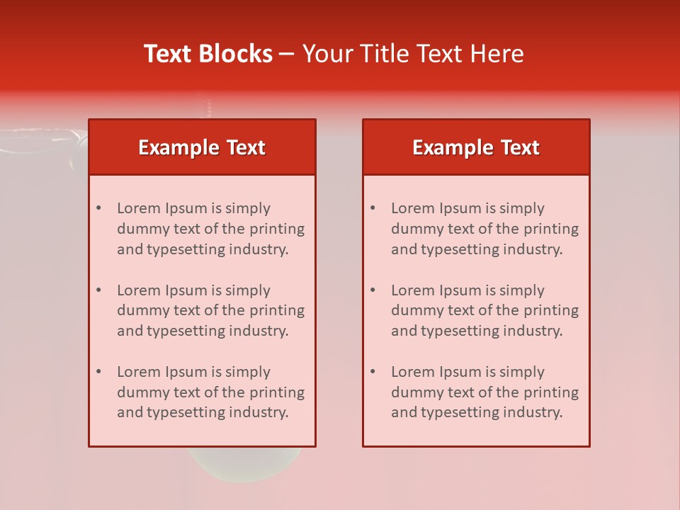Microphone With Text Area PowerPoint Template
