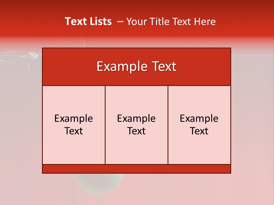 Microphone With Text Area PowerPoint Template