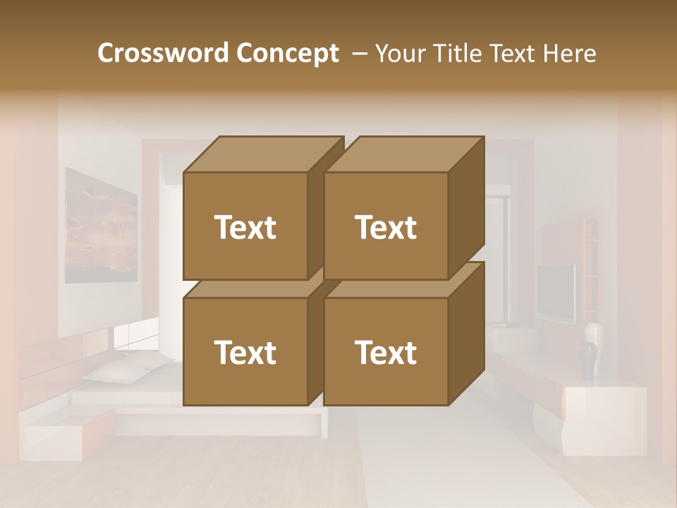 Little Baby Standing In Crib Bitting On Rail PowerPoint Template