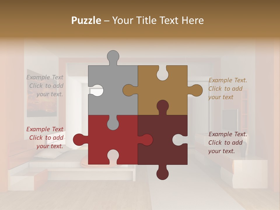 Little Baby Standing In Crib Bitting On Rail PowerPoint Template