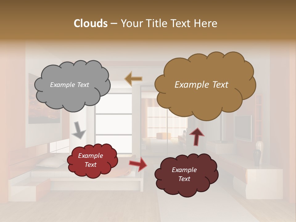 Little Baby Standing In Crib Bitting On Rail PowerPoint Template