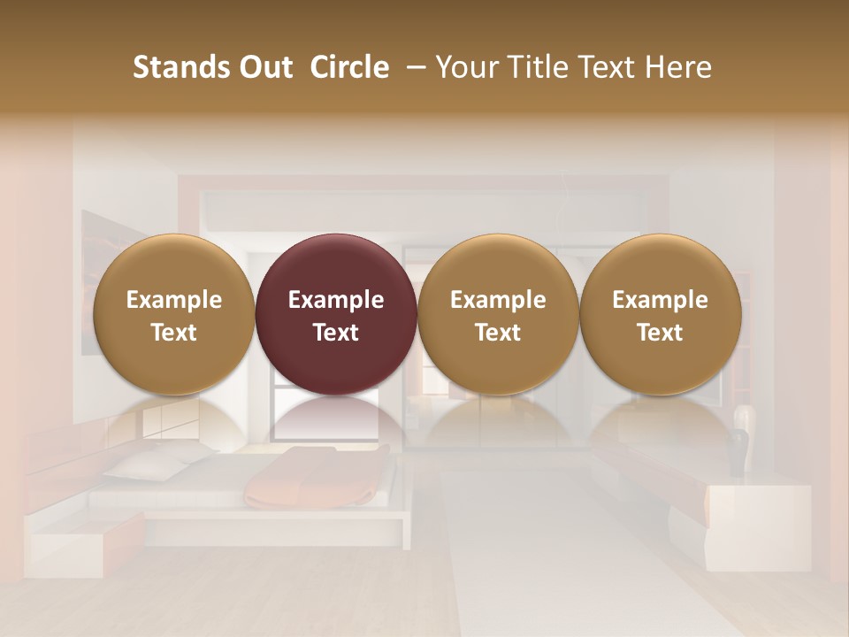 Little Baby Standing In Crib Bitting On Rail PowerPoint Template