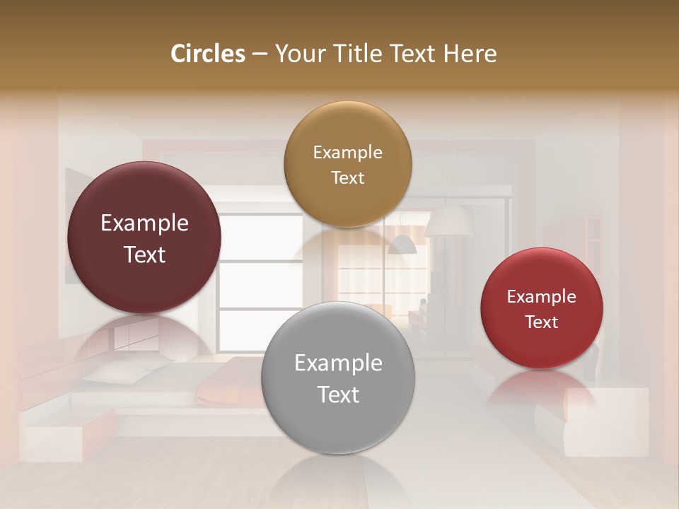 Little Baby Standing In Crib Bitting On Rail PowerPoint Template