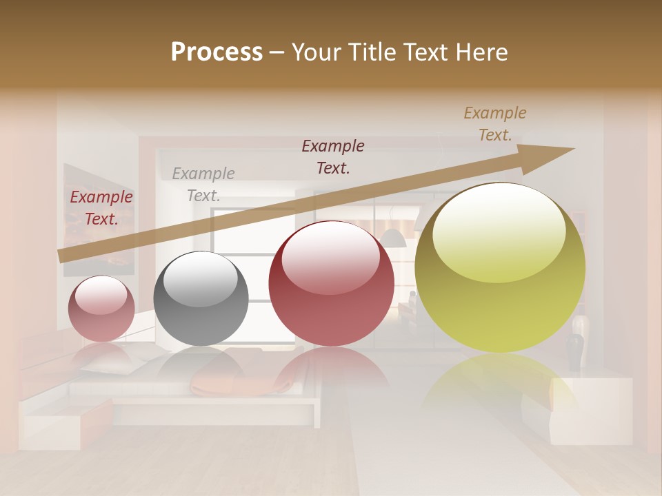 Little Baby Standing In Crib Bitting On Rail PowerPoint Template