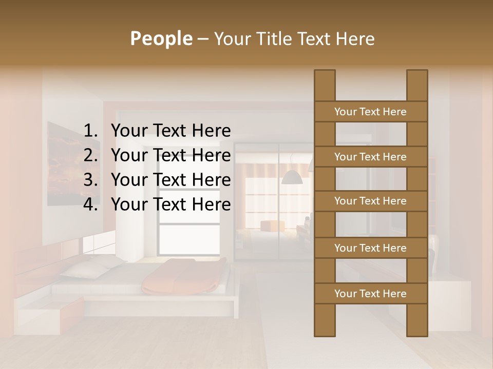Little Baby Standing In Crib Bitting On Rail PowerPoint Template