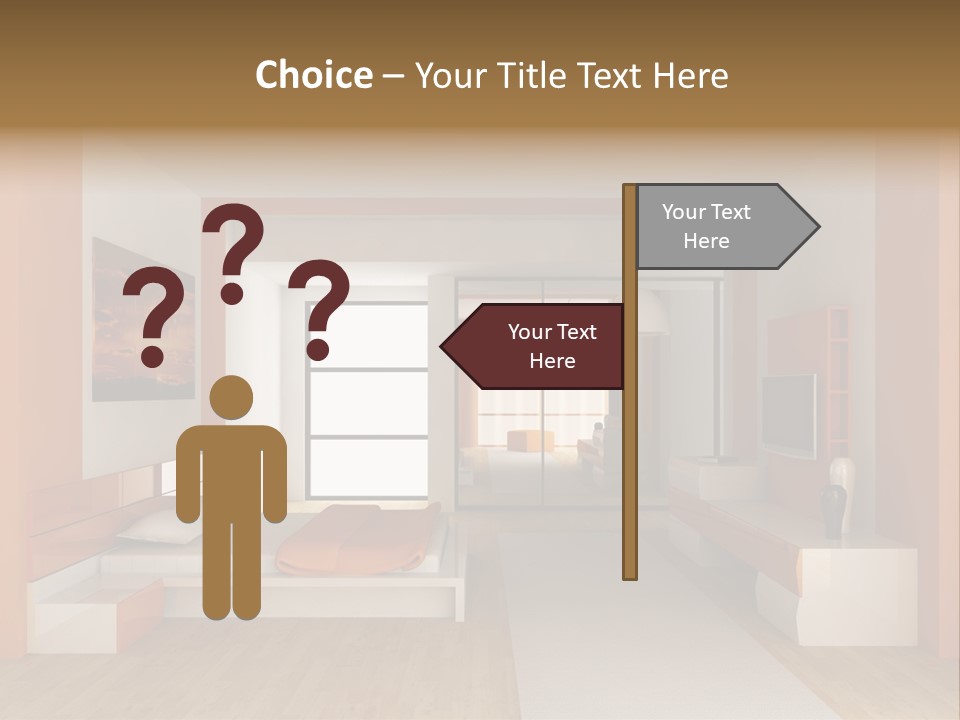 Little Baby Standing In Crib Bitting On Rail PowerPoint Template