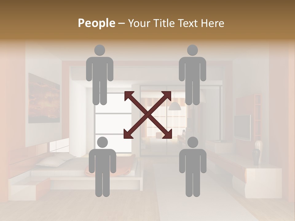 Little Baby Standing In Crib Bitting On Rail PowerPoint Template