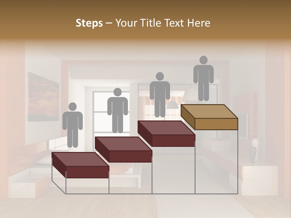 Little Baby Standing In Crib Bitting On Rail PowerPoint Template