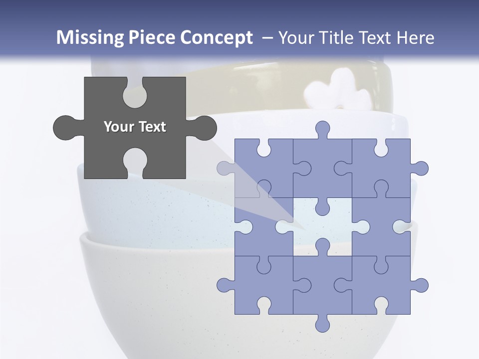 Colourful Bowls. Path Included In File. PowerPoint Template