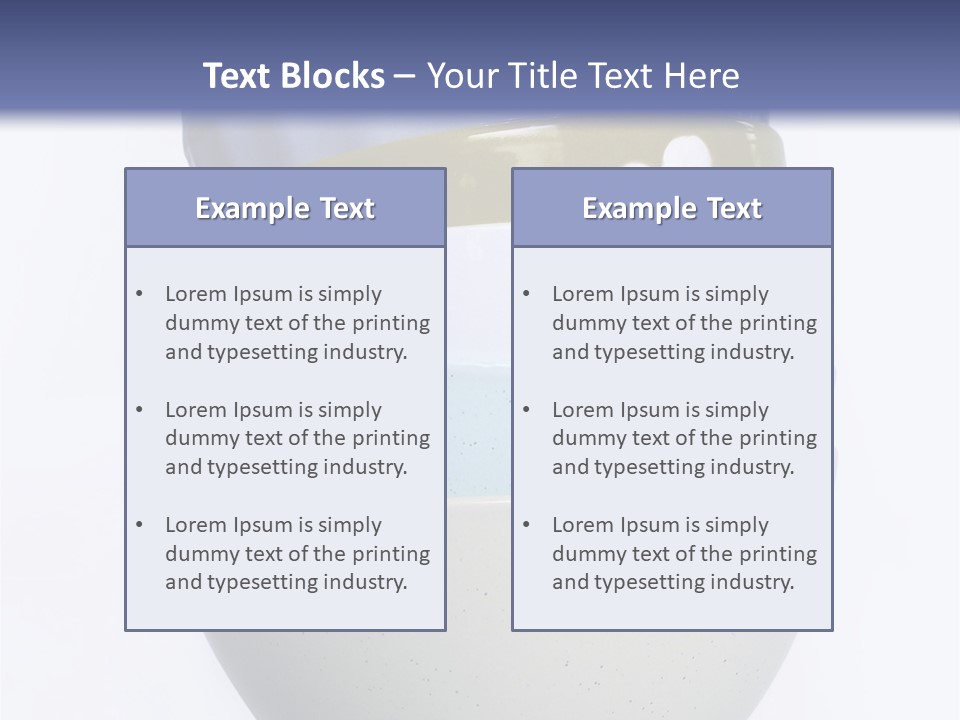 Colourful Bowls. Path Included In File. PowerPoint Template