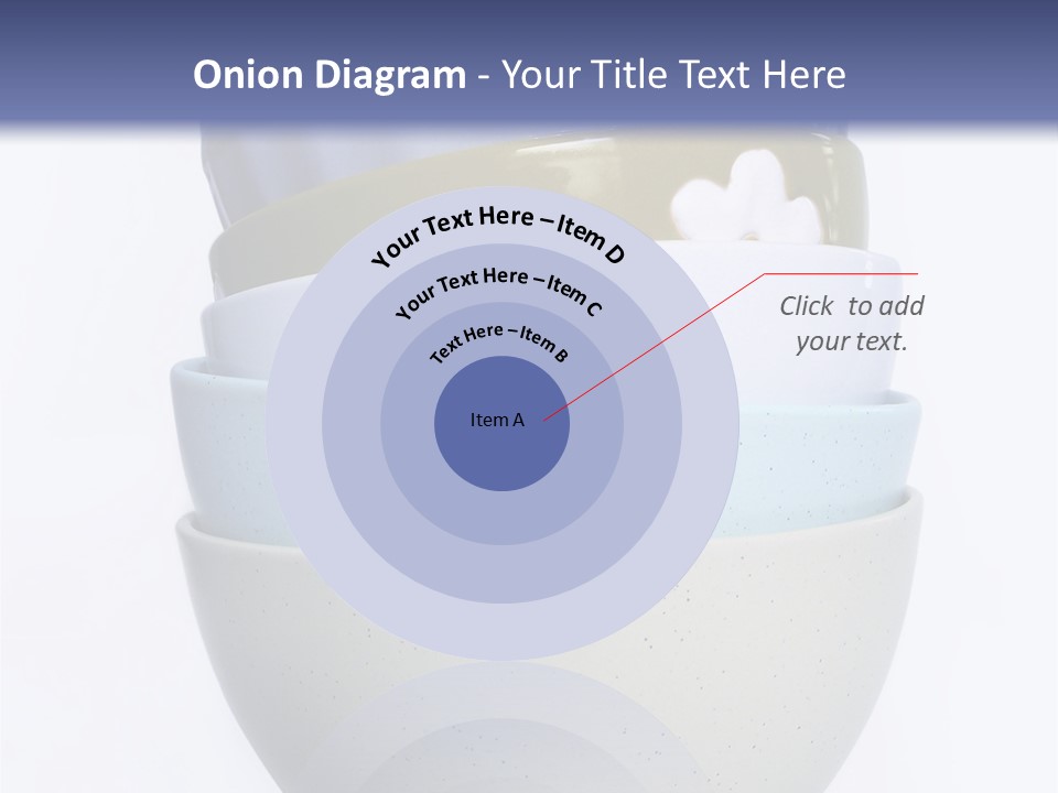 Colourful Bowls. Path Included In File. PowerPoint Template