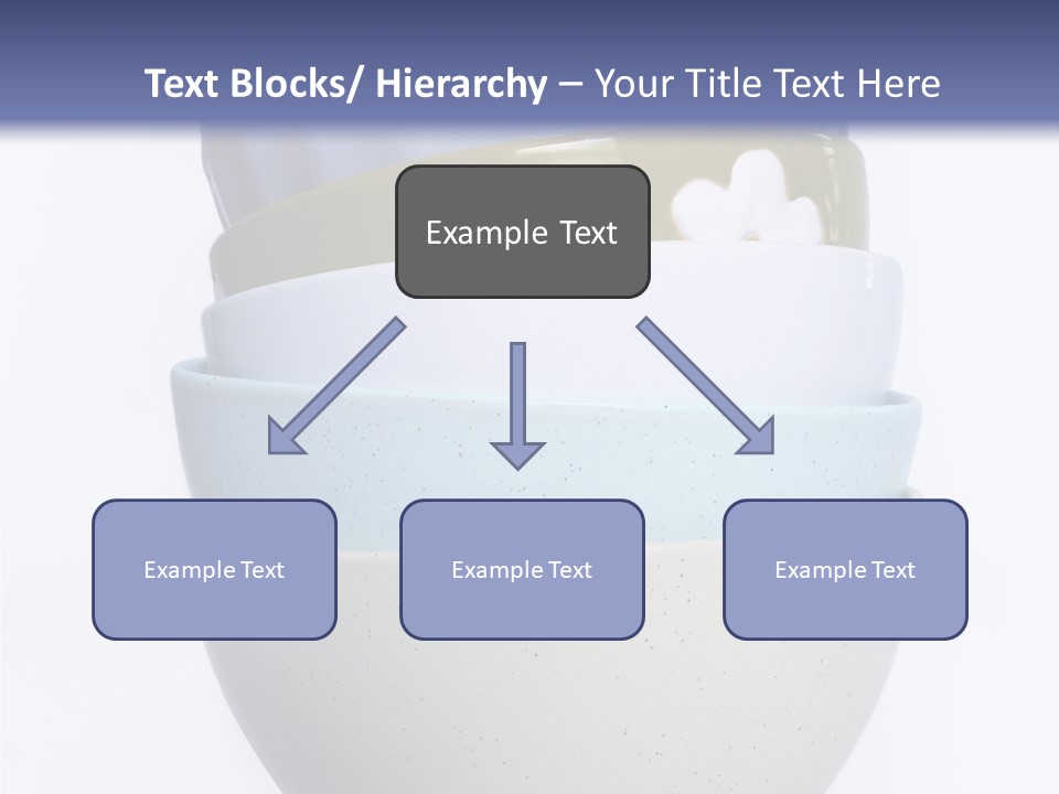 Colourful Bowls. Path Included In File. PowerPoint Template