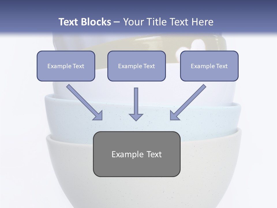 Colourful Bowls. Path Included In File. PowerPoint Template