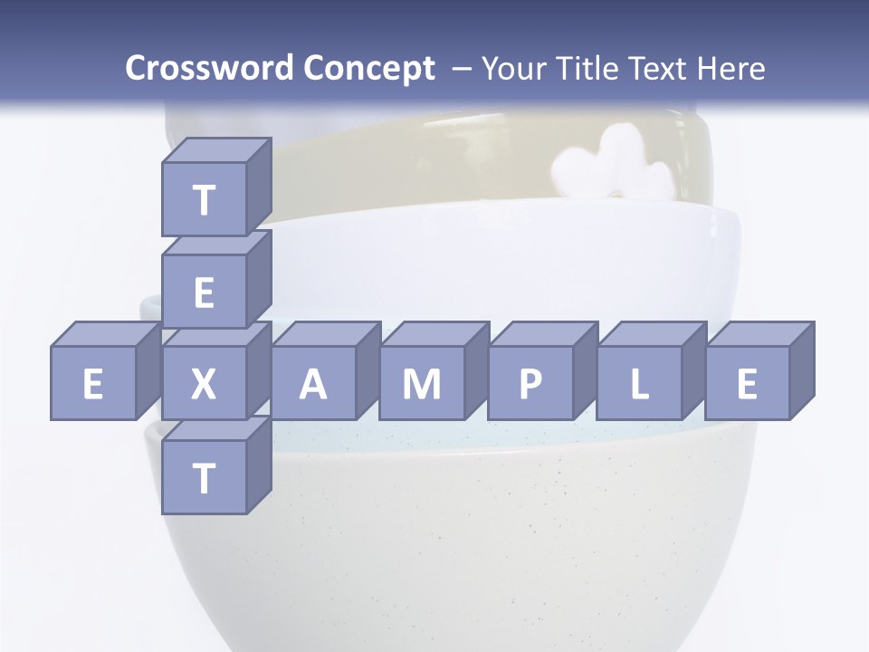 Colourful Bowls. Path Included In File. PowerPoint Template