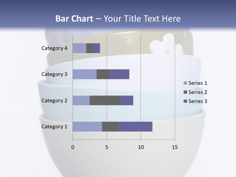 Colourful Bowls. Path Included In File. PowerPoint Template