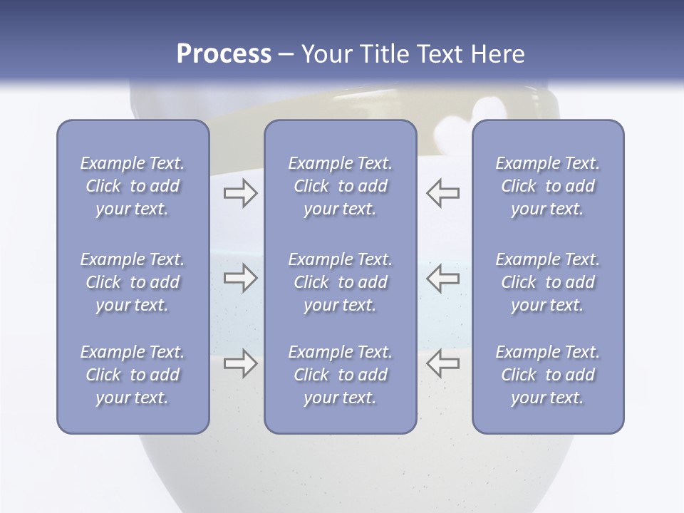Colourful Bowls. Path Included In File. PowerPoint Template