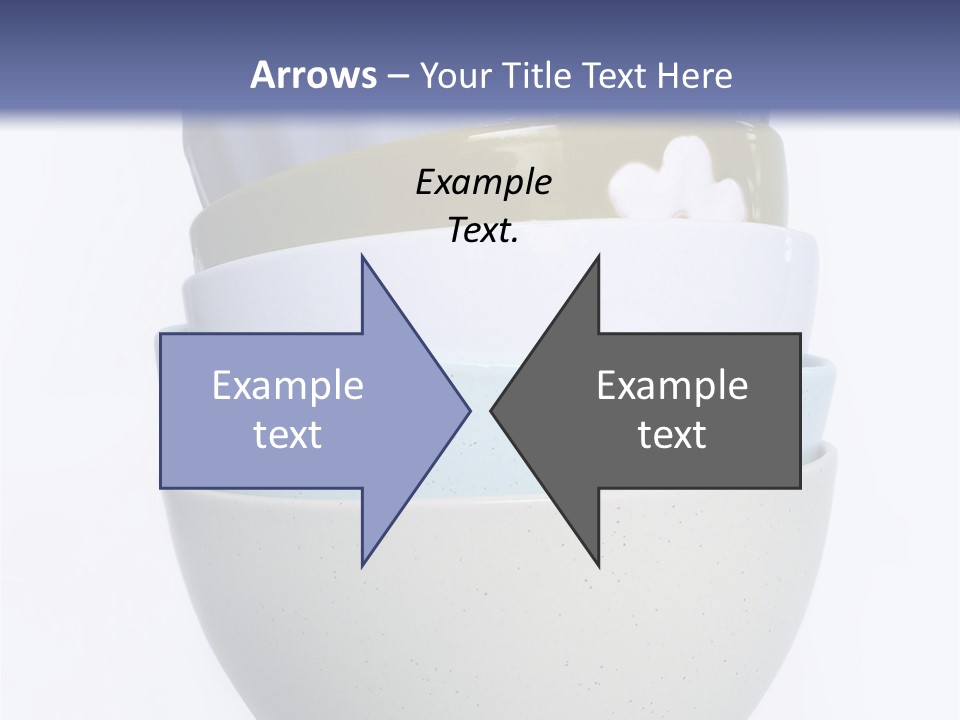 Colourful Bowls. Path Included In File. PowerPoint Template