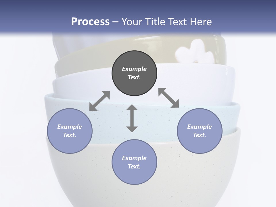 Colourful Bowls. Path Included In File. PowerPoint Template