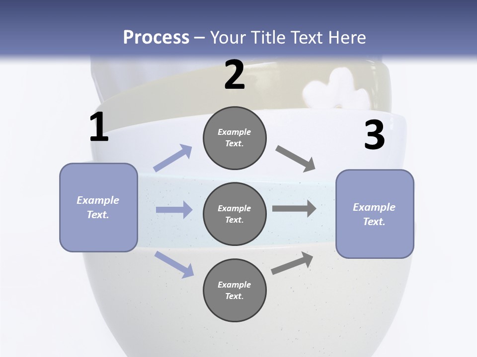 Colourful Bowls. Path Included In File. PowerPoint Template