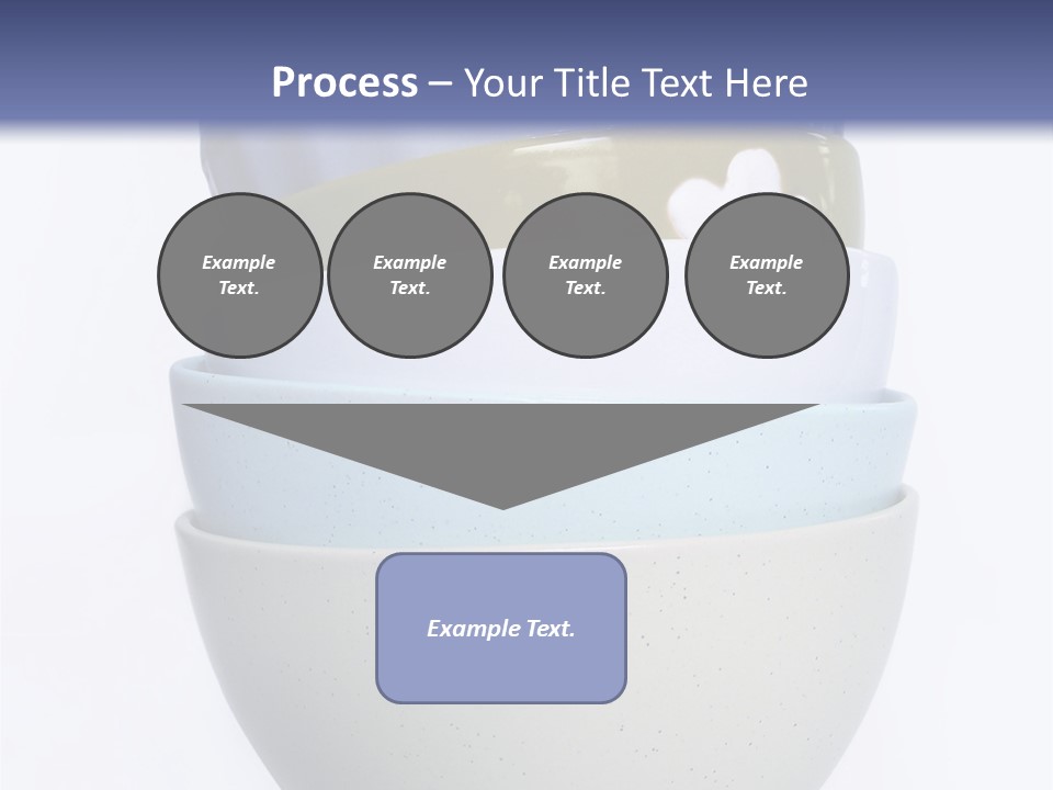 Colourful Bowls. Path Included In File. PowerPoint Template
