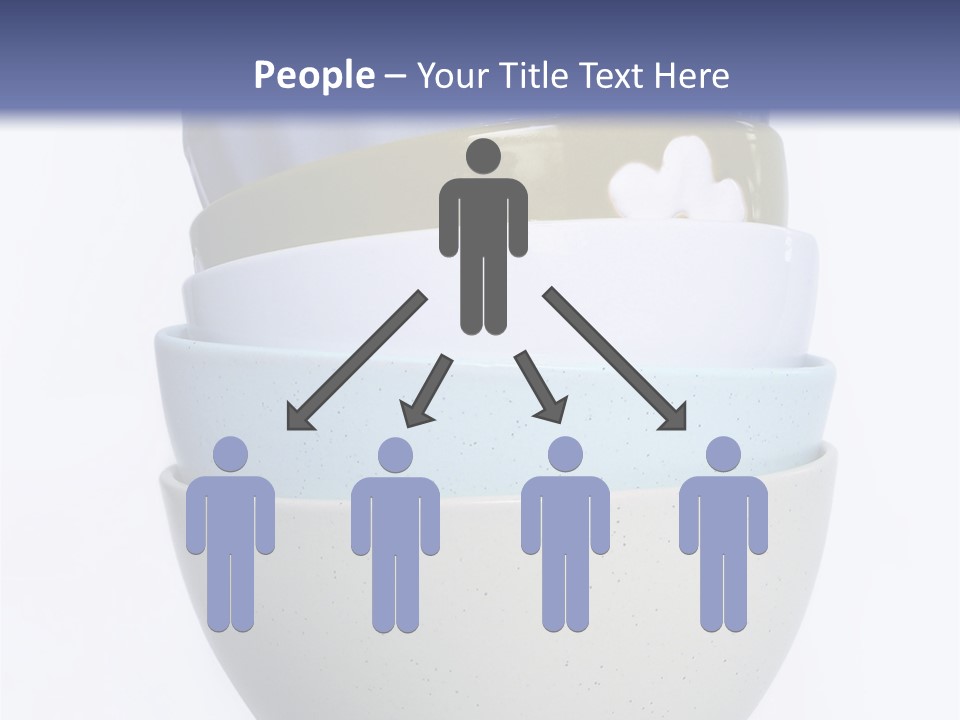 Colourful Bowls. Path Included In File. PowerPoint Template